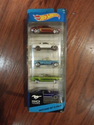 2014 Hot Wheels Mustang 50th 5-pack Gift Set
