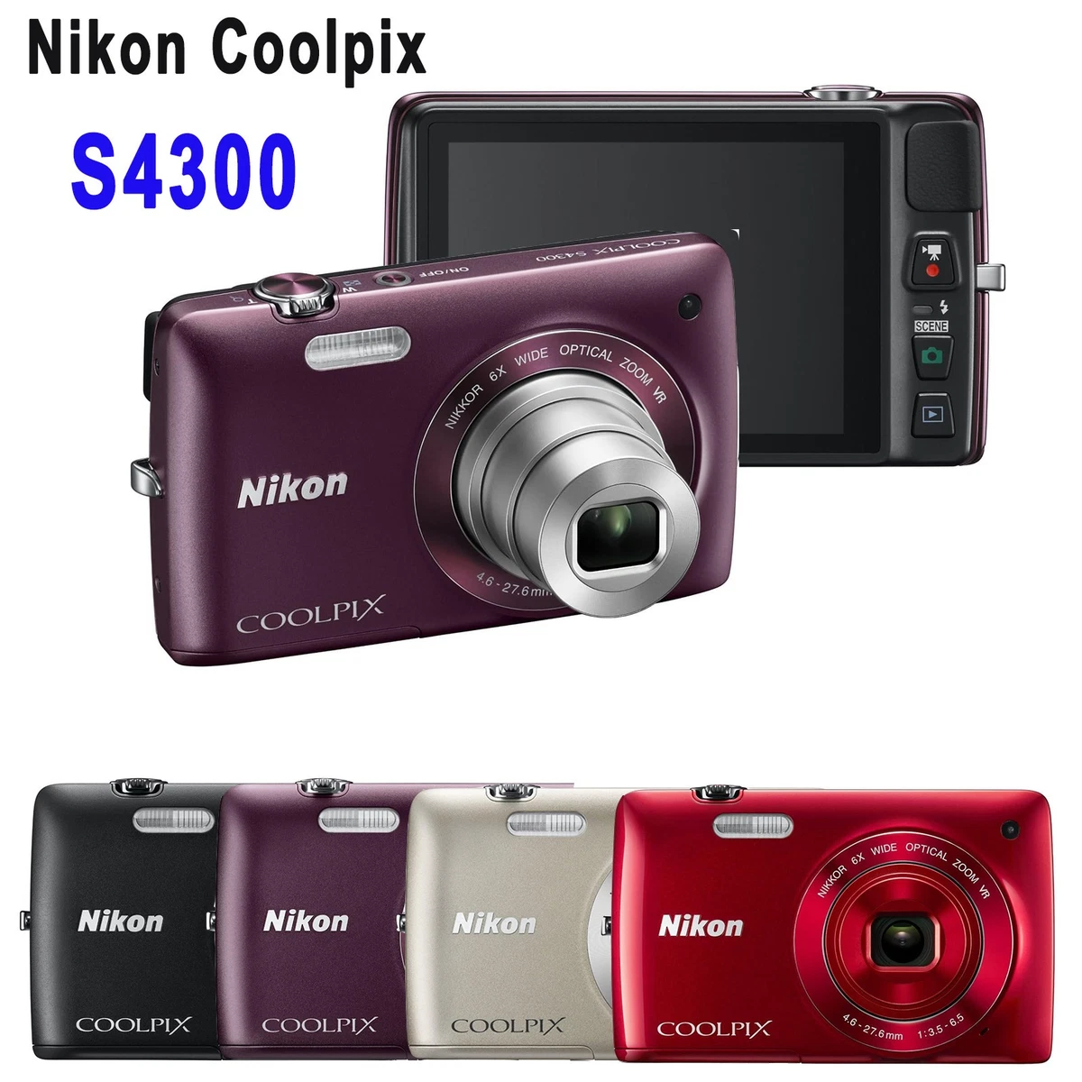 Nikon COOLPIX 4300 14-16.9MP Digital Cameras for Sale | Shop New