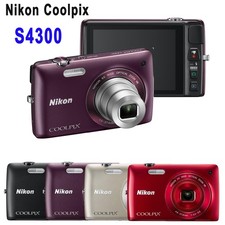 Nikon COOLPIX S4300 16 MP Digital Camera with 6x Zoom NIKKOR Lens Touchscreen CJ