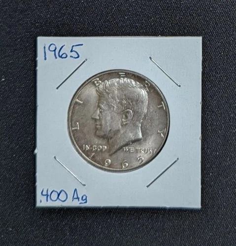 1965 P Kennedy 40% Silver Half Dollar AU/Uncirculated Lot #26K11