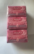 Camay France Mademoiselle Beauty Bar Soap Lot of 6 Unilever Vintage Lotus