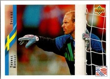 1994 Upper Deck World Cup English/German - Thomas Ravelli #86
