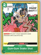 OP-13 Gum-Gum Snake Shot C Carrying On His Will   Normal OP13-039  NM