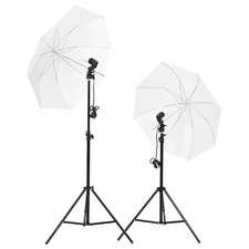 Vidaxl Kit per Studio Fotografico con Set di Luci e Fondale 