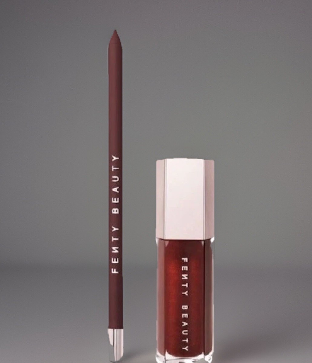 fenty beauty chocolate cherriez セット Chocolate Cherriez 2-Piece Lip Set + Pouch