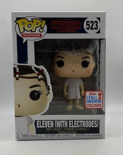 Funko Pop Eleven (With Electrodes) Stranger Things 2017 Fall Con Exclusive #523
