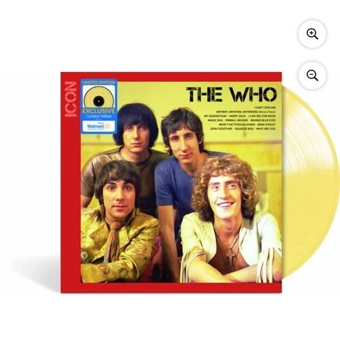 The Who - ICON - Custard Yellow Vinyl LP Pete Townshend Roger Daltrey LP Sealed