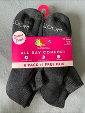 Fruit of the Loom Black No-Show Athletic Socks 7-Pack