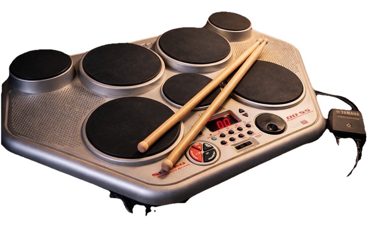 YAMAHA デジタルパーカッション [DD-55] Yamaha DD-55 Digital Percussion Drum Pad Kit w/ Power Supply & N