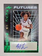 HARMONI TURNER 2024 Leaf Futures GREEN AUTO #'d 3/25 - HARVARD - ACES DRAFT PICK
