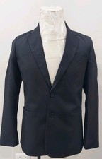 Men  s Blazer Jacket Dark Navy Size 36 Small Formal Smart 2 Button Classic
