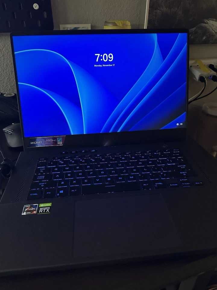 Ноутбук ASUS ROG Zephyrus G15 15,6 WQHD 165 Гц, RTX 3070, AMD Ryzen 9, твердотельный накопитель 1 ТБ - Изображение 4 из 4