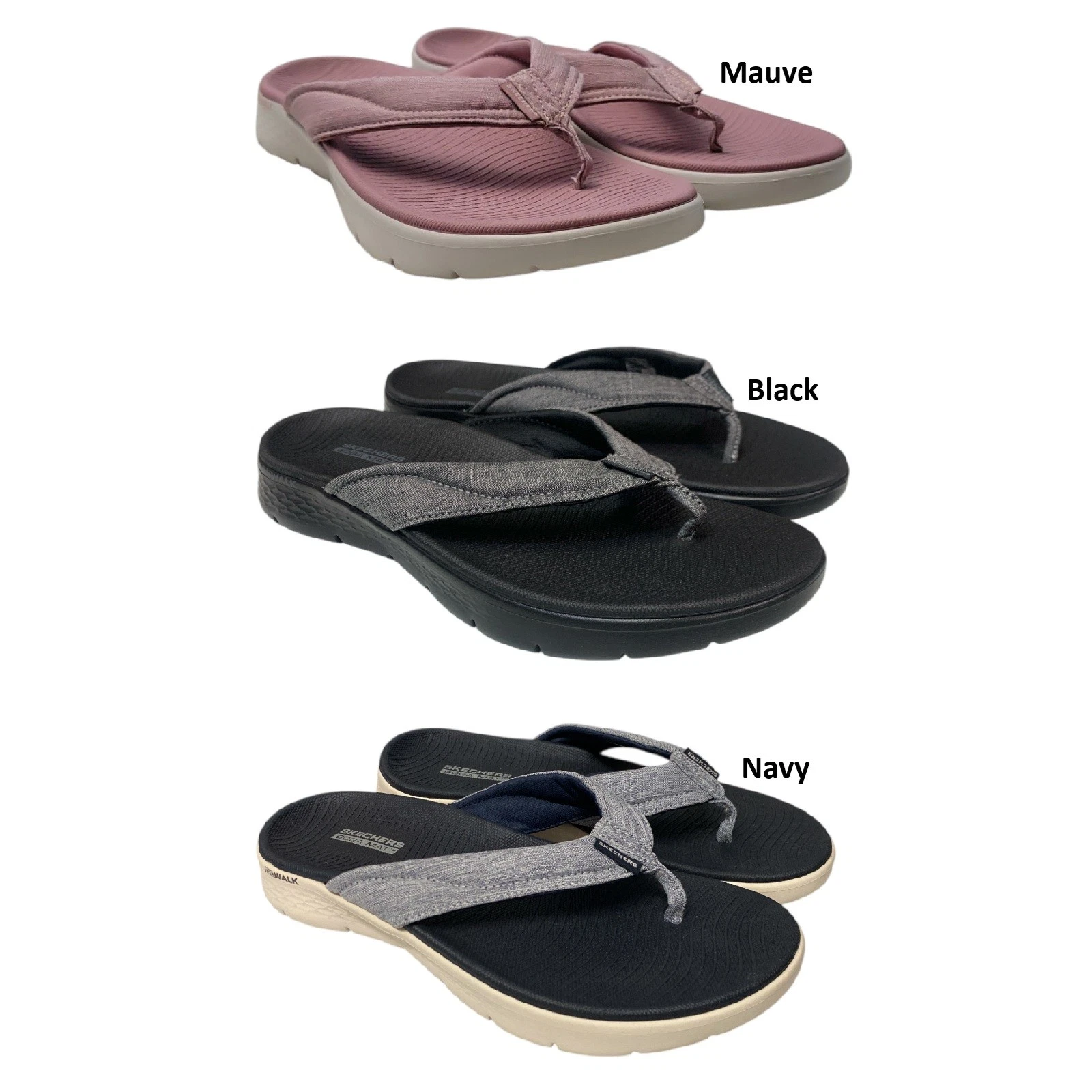 Skechers Women's Easy Care Lightweight Go Walk Flip-Flop
Opens in a new window or tab