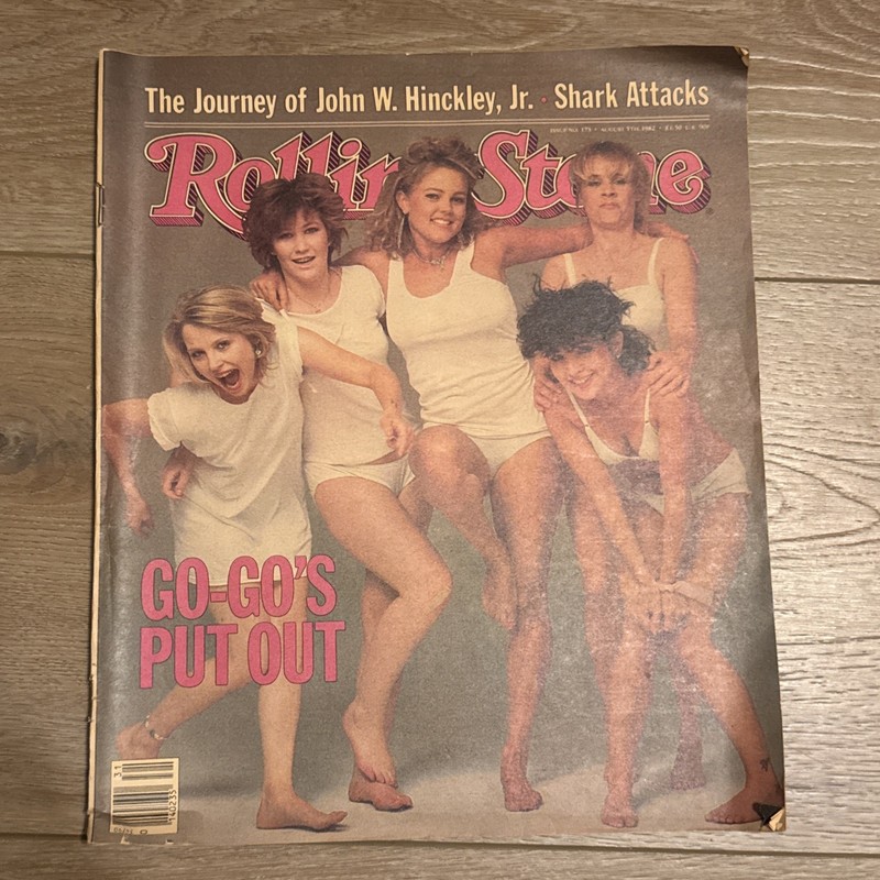#375 AUGUST 5 1982 ROLLING STONE vintage music magazine - GO-GOS