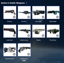 Destiny 2: The Armory Series 2 Exotic Weapon Collectible Pin  (No Emblem)