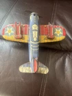 Vintage Marx Tin Windup US Army Plane   UNTESTED MAKE OFFER