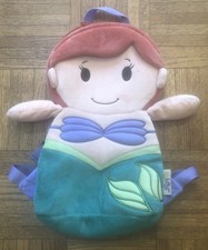 Itty Bittsy Little Mermaid Ariel Plush Backpack Toddler Kids School Bag As Is 
