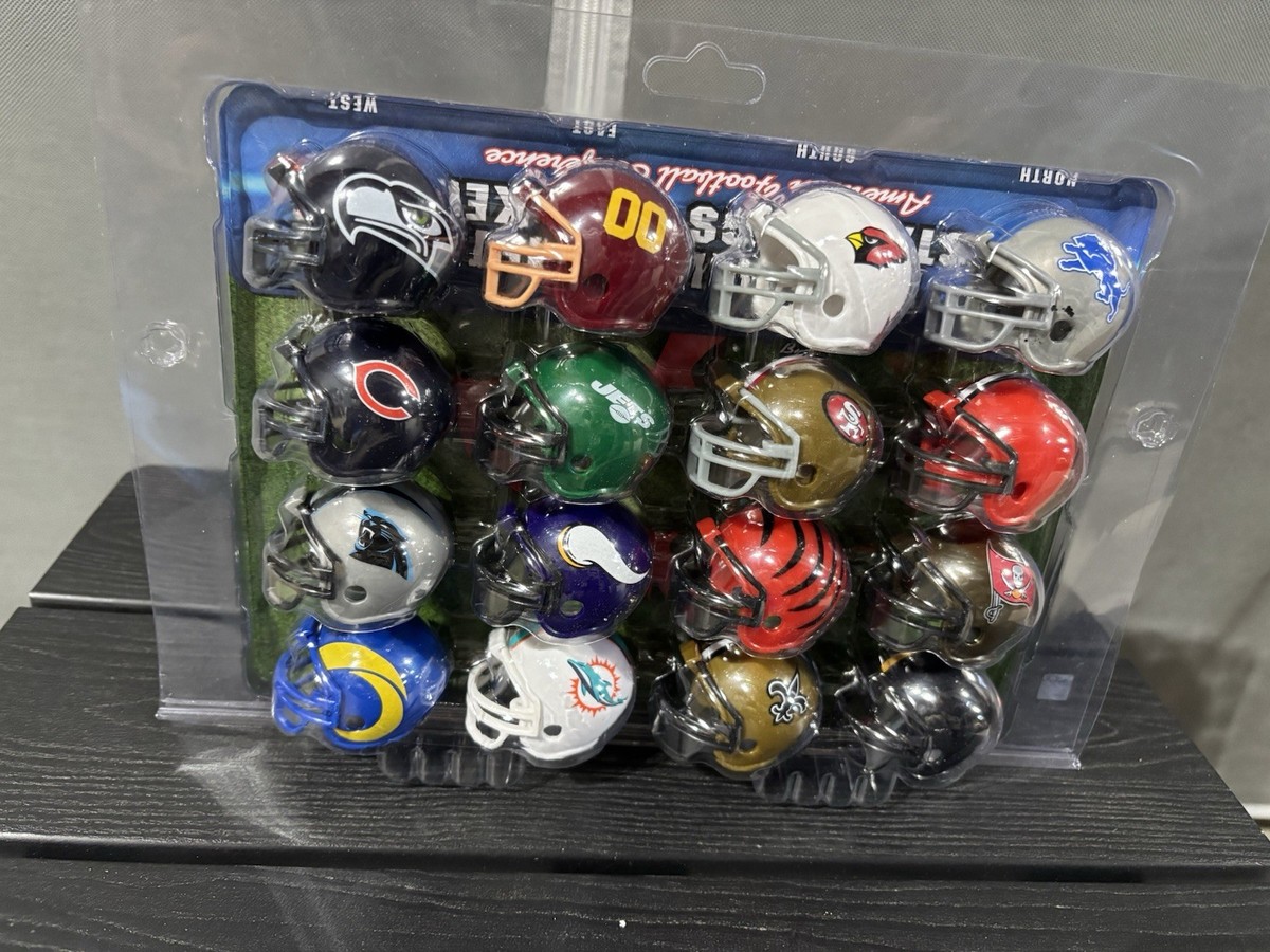 NFL Mini Helmet Tracker With All 32 Teams - Includes Season