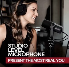 New SL40 Cardioid Dynamic Vocal / Broadcast Microphone USB  XLR Outputs