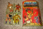 MASTERS OF THE UNIVERSE Vintage ACTION FIGURES Lot He Man  With Case