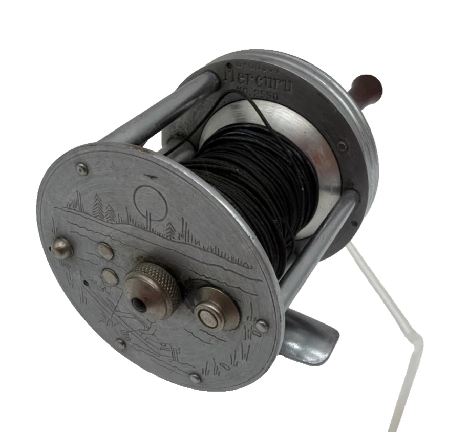 bronson mercury fishing reel No. 2550 Engraved Bait Casting  My Bait Shop, LLC Vintage Bronson Mercury No. 2550