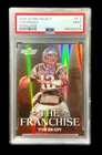 2008 panini score select #F2 tom brady; franchise SP silver holo PSA 9