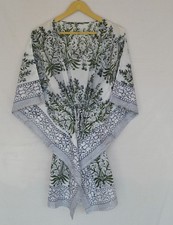 100% TARRIF FREE✅0%CHARGE 100%Cotton Jaipur Print Short Kaftan Dress SK-55
