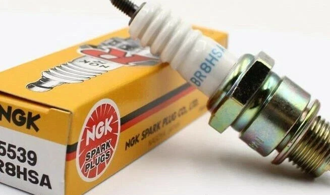 NGK 5539 BR8HSA Spark Plug - ATV - 2002-20 KYMCO ZX Super8  Vento  M/C Scooters - Image 2 of 4