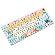 Keyboard Cover Skin for Apple iMac for Magic Keyboard Model:A1644 Flowers