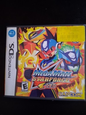 Mega Man Star Force: Leo (Nintendo DS, 2007) (Case, Game, Instruction Booklet)
