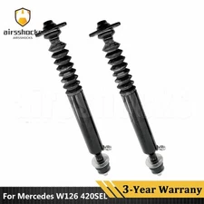 2PCS of Rear L+R Hydraulic Shocks For Mercedes W126 420SEL 500SEL 560SEL 560SEC