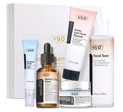 $78 VGO  Skin Care Set Anti-Aging Moisturizing Repairing Snail Mucin, Exp 2028