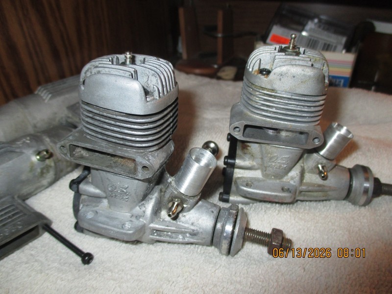 2 EA OS LA 40 C/L ENGINES USED AND NICE