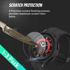 Glass Screen Protector For Samsung Galaxy Watch 6 Classic 43/47mm 4 5 6 40/44mm