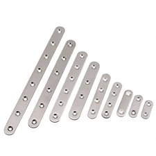 Stainless Steel Repair Plate Flat Straight Fixing Mending Corner Brace Bracket