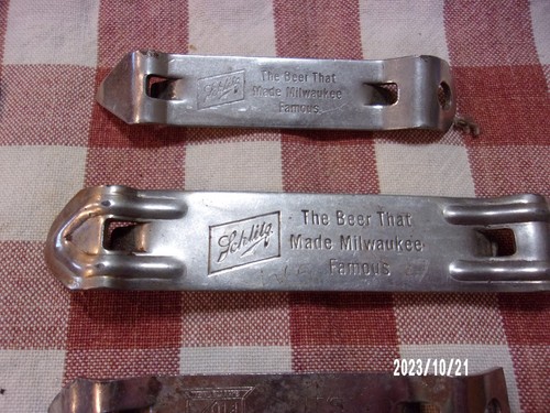 16 CAN OPENER HAMMS PABST OLD STYLE GRIESEDIECK MILLER BUD BLATZ SCHMIDT COORS - Picture 6 of 19