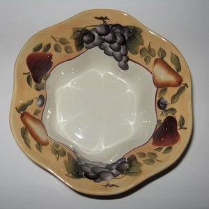 sonoma villa 7 soup cereal bowl by home interiors earthenware fruit