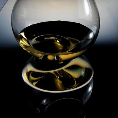 Wine Glass Burgundy Glass Brass Toyama JAPAN KISEN BRAND | eBay