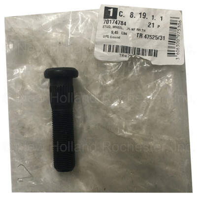 Kuhn Knight Right-Hand Threaded 0.75'' Wheel Stud Part # 70174784
