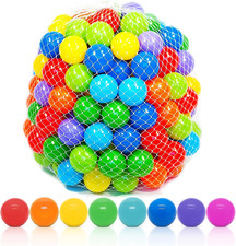 Mini bolas de plástico suave para piscina, 50 unidades, avec 8 couleurs vibrantes