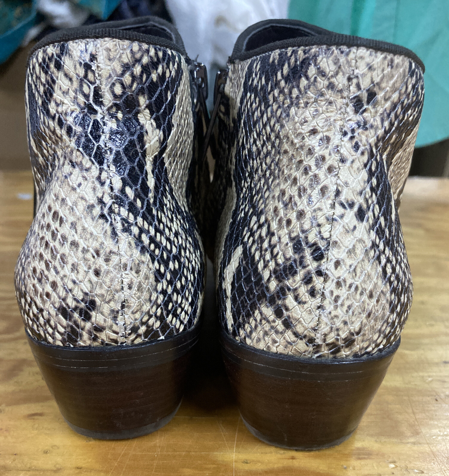 Sam Edelman Womens Petty Python Snake Embossed Le… - image 3