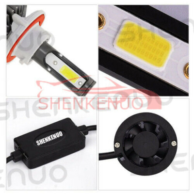 LED Headlight Bulb Kit For Polaris RZR, Ranger, General - H13 (9008), 6000K White, Pair