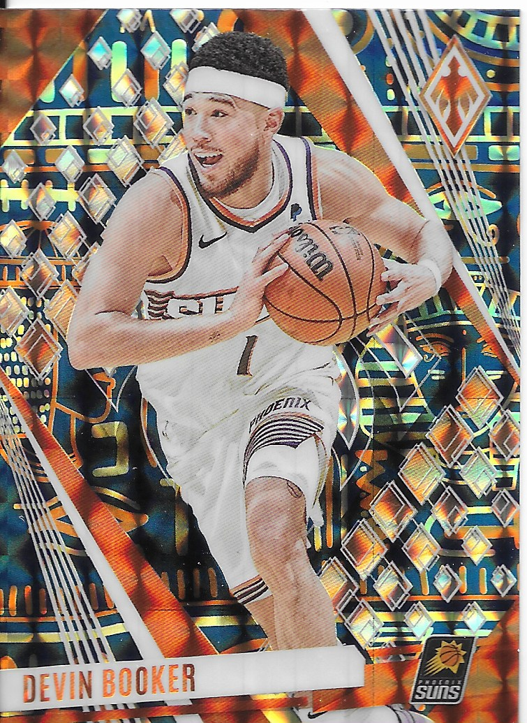 Phoenix 2023-24 NBA parallel singles. Includes serially numbered