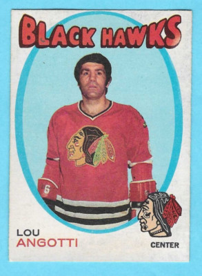 1971-72 OPC 212 Lou Angotti Chicago Black Hawks! NM-MT!   *SET BREAK*