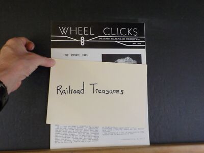 Wheel Clicks 1973 May Pacific Railroad Society The Private Cars of Judge Roy Hof