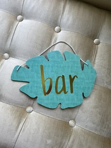BRAND NEW BAR HANGING SIGN