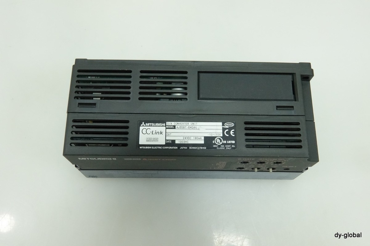 NNB MITSUBISHI AJ65BT-64DAV D/A CONVERTER UNIT CC-Link PLC-I NNB MITSUBISHI AJ65BT-64DAV D/A CONVERTER UNIT CC-Link PLC-I
