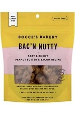 Bocces Bakery Bac'n Nutty Dog Treats - Peanut Butter & Bacon 1.5 lb