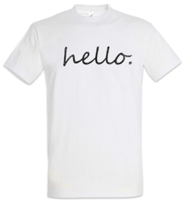 Hello. T-Shirt Fun Geek Nerd Computer Scientist Social Interaction Introvert