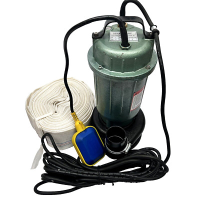 SEWAGE  PUMP  11OV/60HZ 750 WATR WITH WATER HOSE 65 FT
